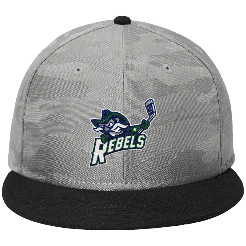 Kensington Valley Rebels New Era Camo Flat Bill Snapback Cap