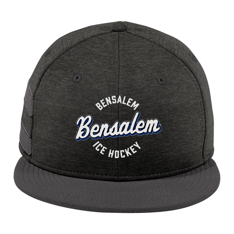 Bensalem New Era Shadow Heather Striped Flat Bill Snapback Cap