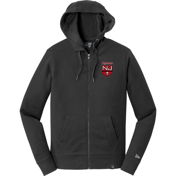 NJ Raiders New Era French Terry Full-Zip Hoodie