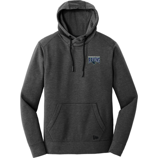 Kensington Valley Ravens New Era Tri-Blend Fleece Pullover Hoodie