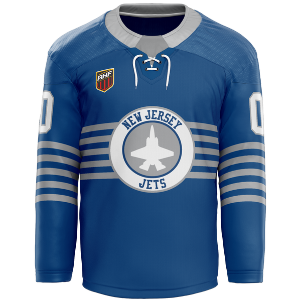 NJ Jets Adult Goalie Hybrid Jersey