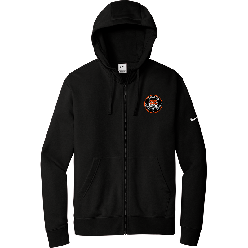 Princeton Jr. Tigers Nike Club Fleece Sleeve Swoosh Full-Zip Hoodie