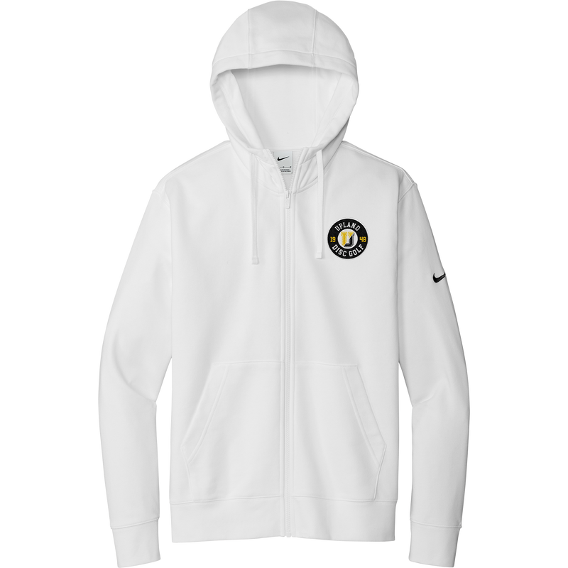Upland Disc Golf Nike Club Fleece Sleeve Swoosh Full-Zip Hoodie