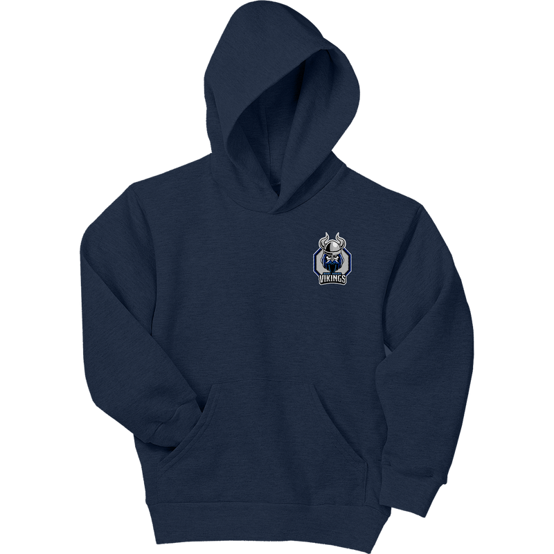 East Coast Vikings (Mens) Youth EcoSmart Pullover Hooded Sweatshirt