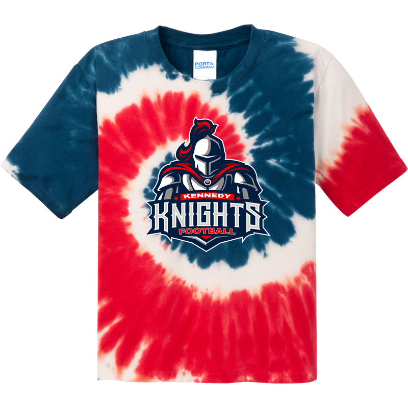 JFK Knights Football Youth Tie-Dye Tee