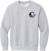 Jersey Shore Whalers Youth Core Fleece Crewneck Sweatshirt (E1407-LC)