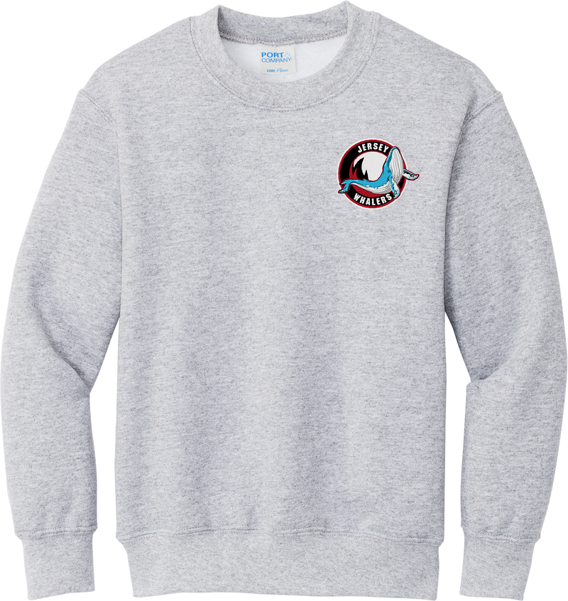 Jersey Shore Whalers Youth Core Fleece Crewneck Sweatshirt (E1407-LC)