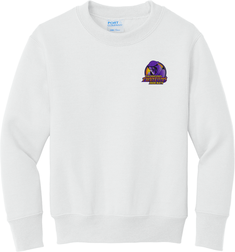 Youngstown Phantoms Youth Core Fleece Crewneck Sweatshirt