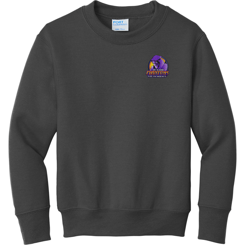 Jr. Phantoms Youth Core Fleece Crewneck Sweatshirt