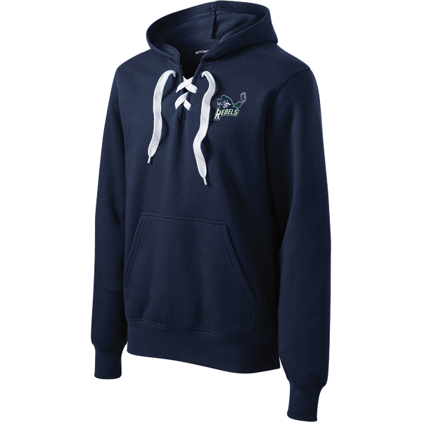 Kensington Valley Rebels Lace Up Pullover Hooded Sweatshirt