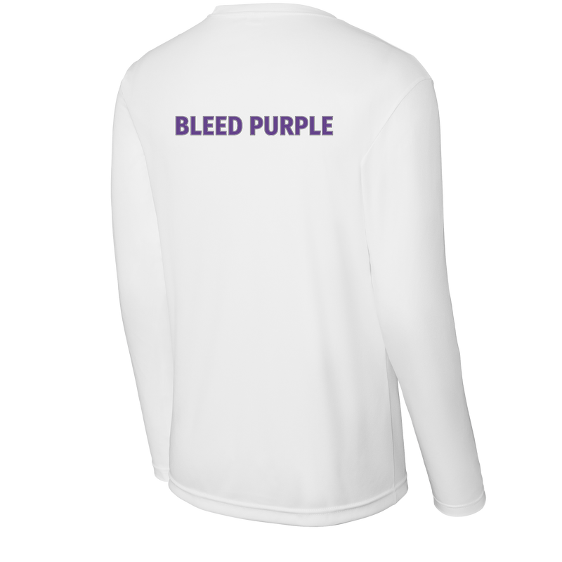 Curry College (Bleed Purple CC) Long Sleeve PosiCharge Competitor Tee