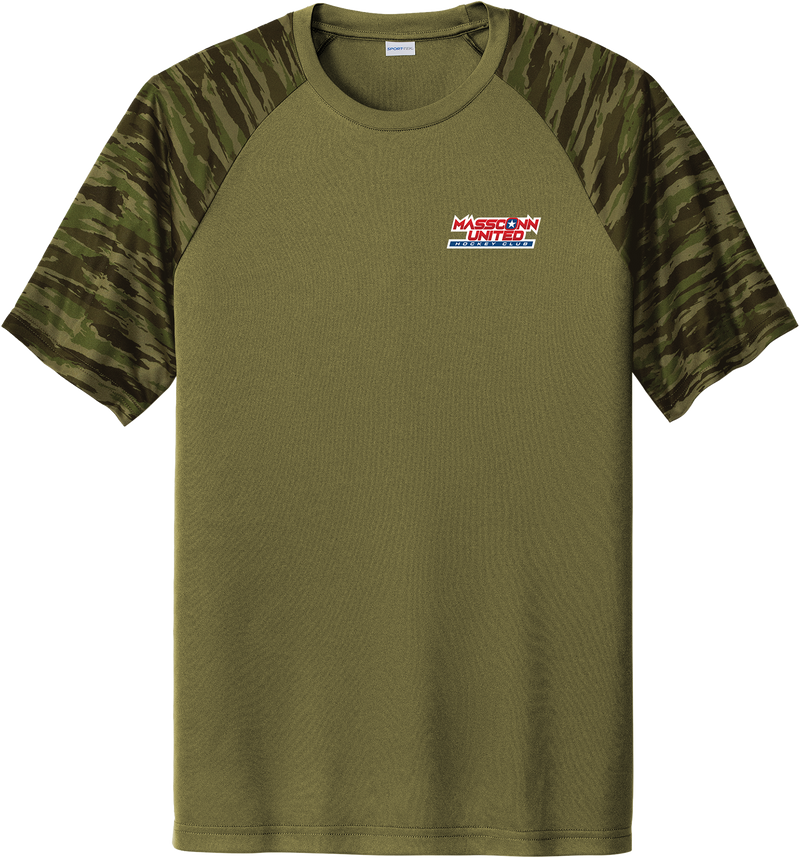 Mass Conn United Drift Camo Colorblock Tee