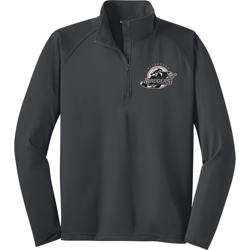 Allegheny Badgers Sport-Wick Stretch 1/4-Zip Pullover