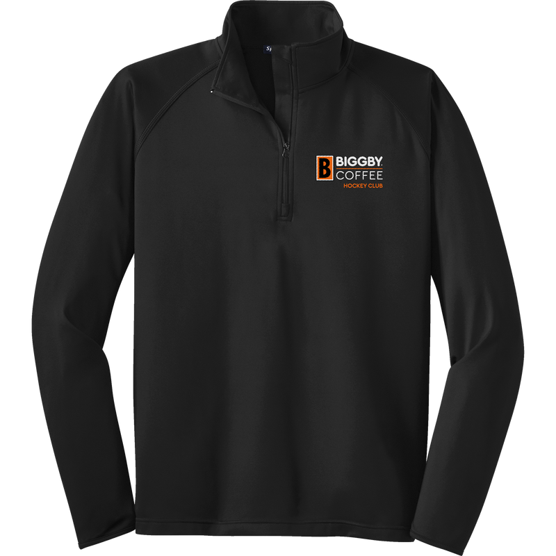 Biggby Coffee Hockey Club Sport-Wick Stretch 1/4-Zip Pullover