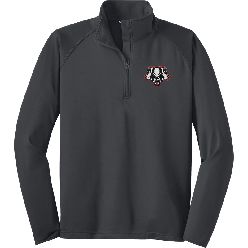 Scary Badgers Sport-Wick Stretch 1/4-Zip Pullover