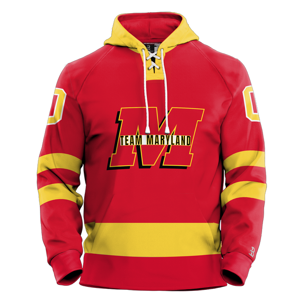 Team Maryland Adult Sublimated Retro Hoodie