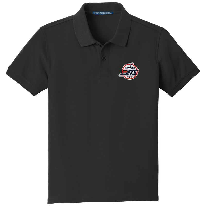 Metro Jets Youth Core Classic Pique Polo