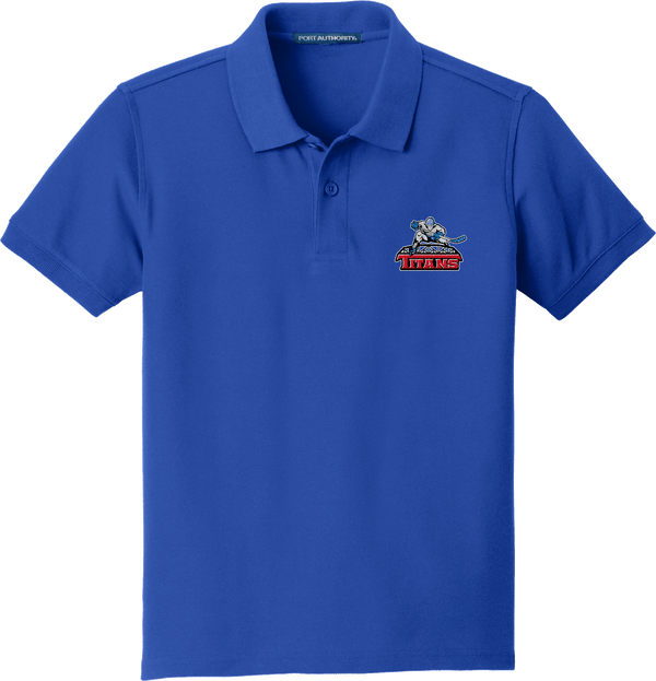 NJ Titans Youth Core Classic Pique Polo