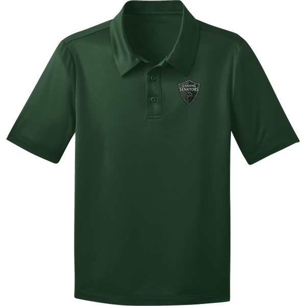 Lansing Senators Youth Silk Touch Performance Polo