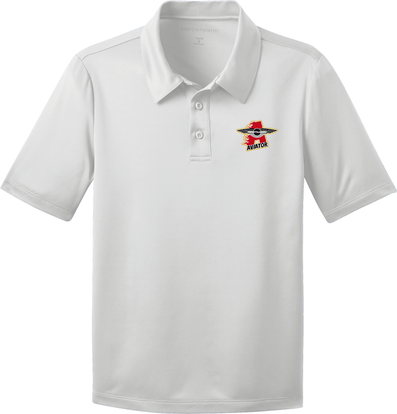 NY Aviators Youth Silk Touch Performance Polo