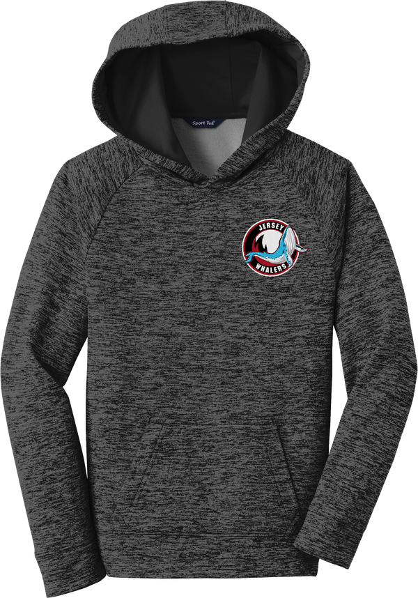 Jersey Shore Whalers Youth PosiCharge Electric Heather Fleece Hooded Pullover (E1407-LC)