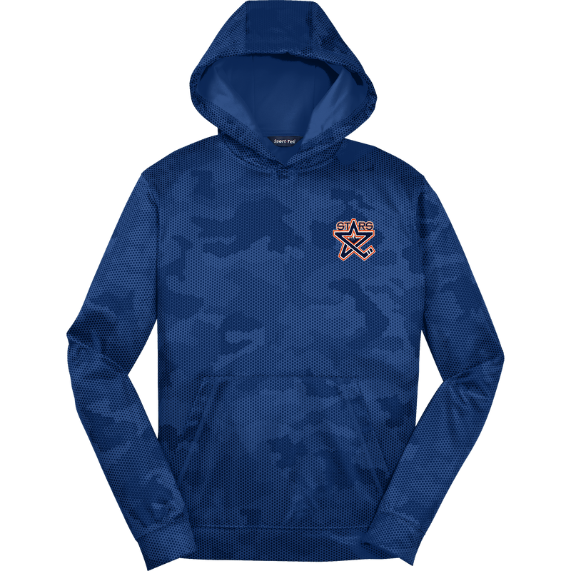 NY Stars Youth Sport-Wick CamoHex Fleece Hooded Pullover