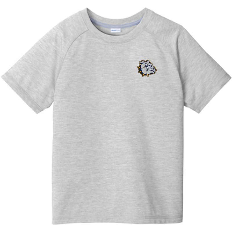 Chelsea Bulldogs Youth PosiCharge Tri-Blend Wicking Raglan Tee