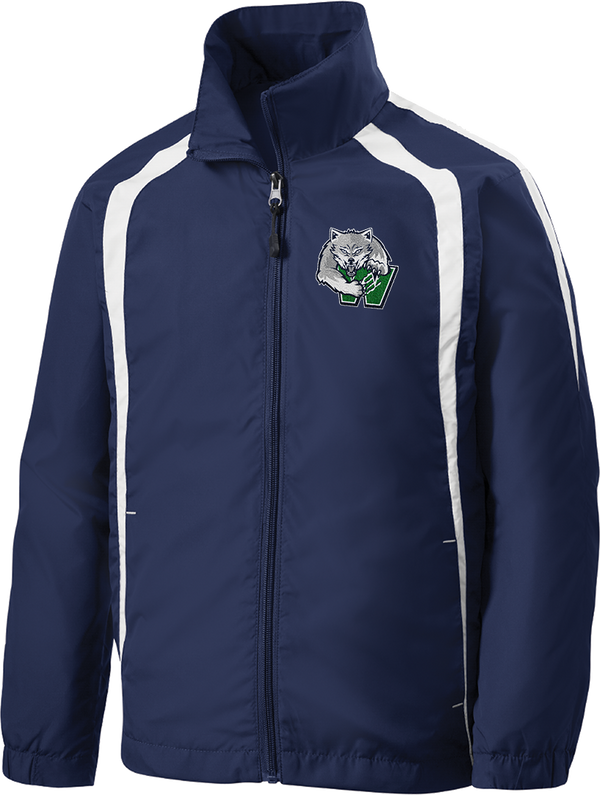 Woodbridge Wolfpack Youth Colorblock Raglan Jacket